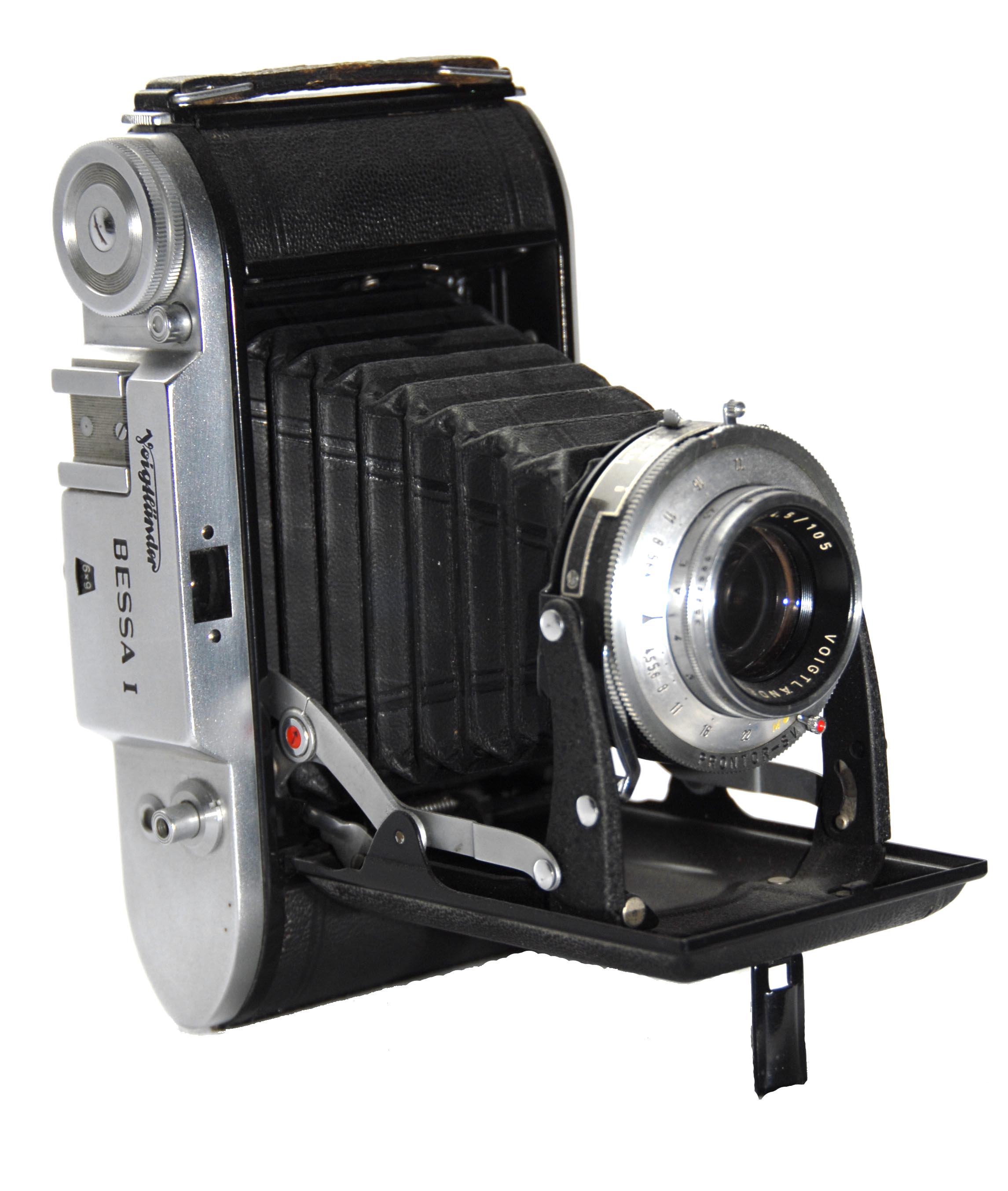 VOIGTLÄNDER BESSA I avec objectif Vaskar 4.5/105mm - 6x9 - film 120 EUR 65,00 - FR