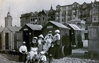 La côte belge - Knokke - 1909
