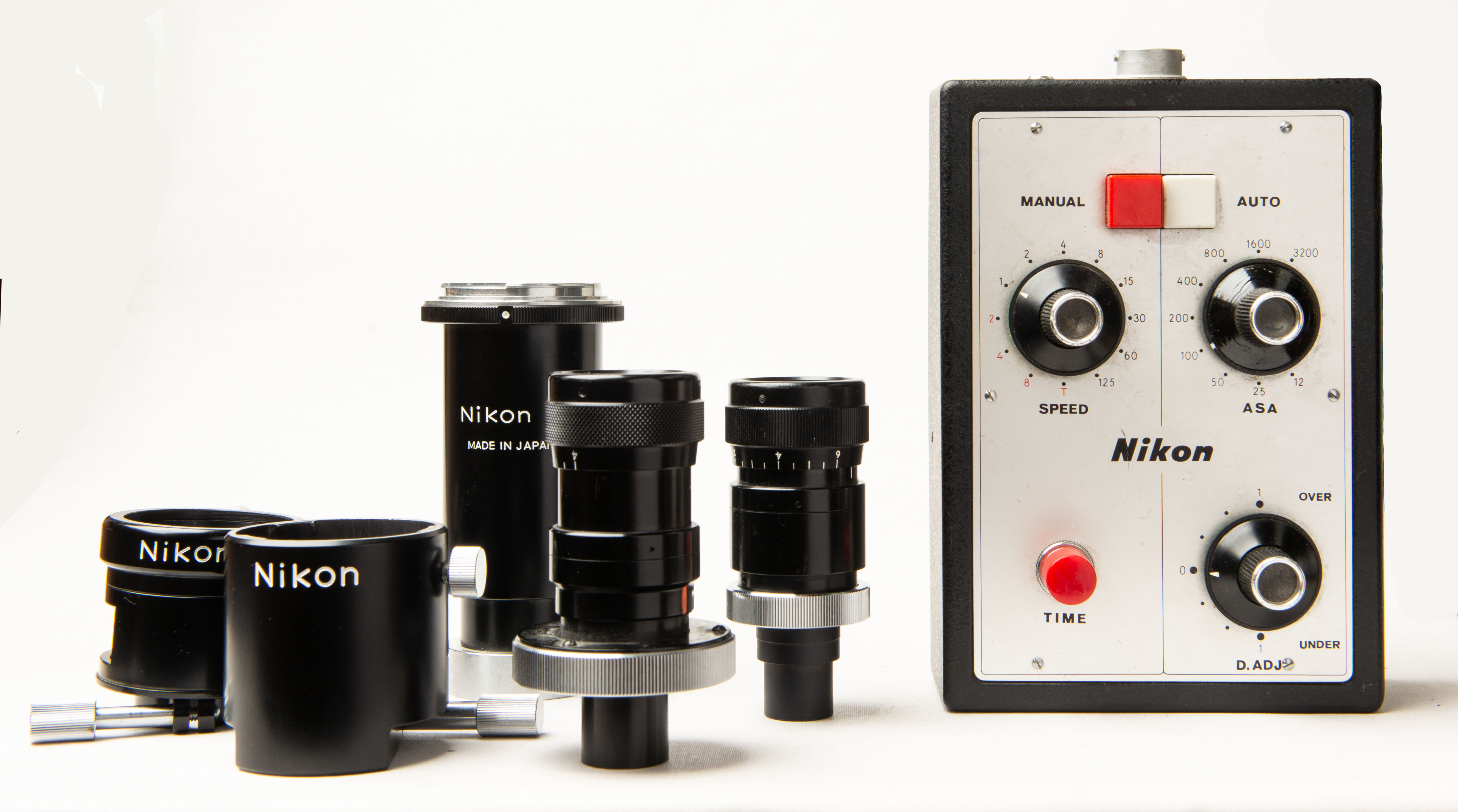 Divers accessoires pour microscope 