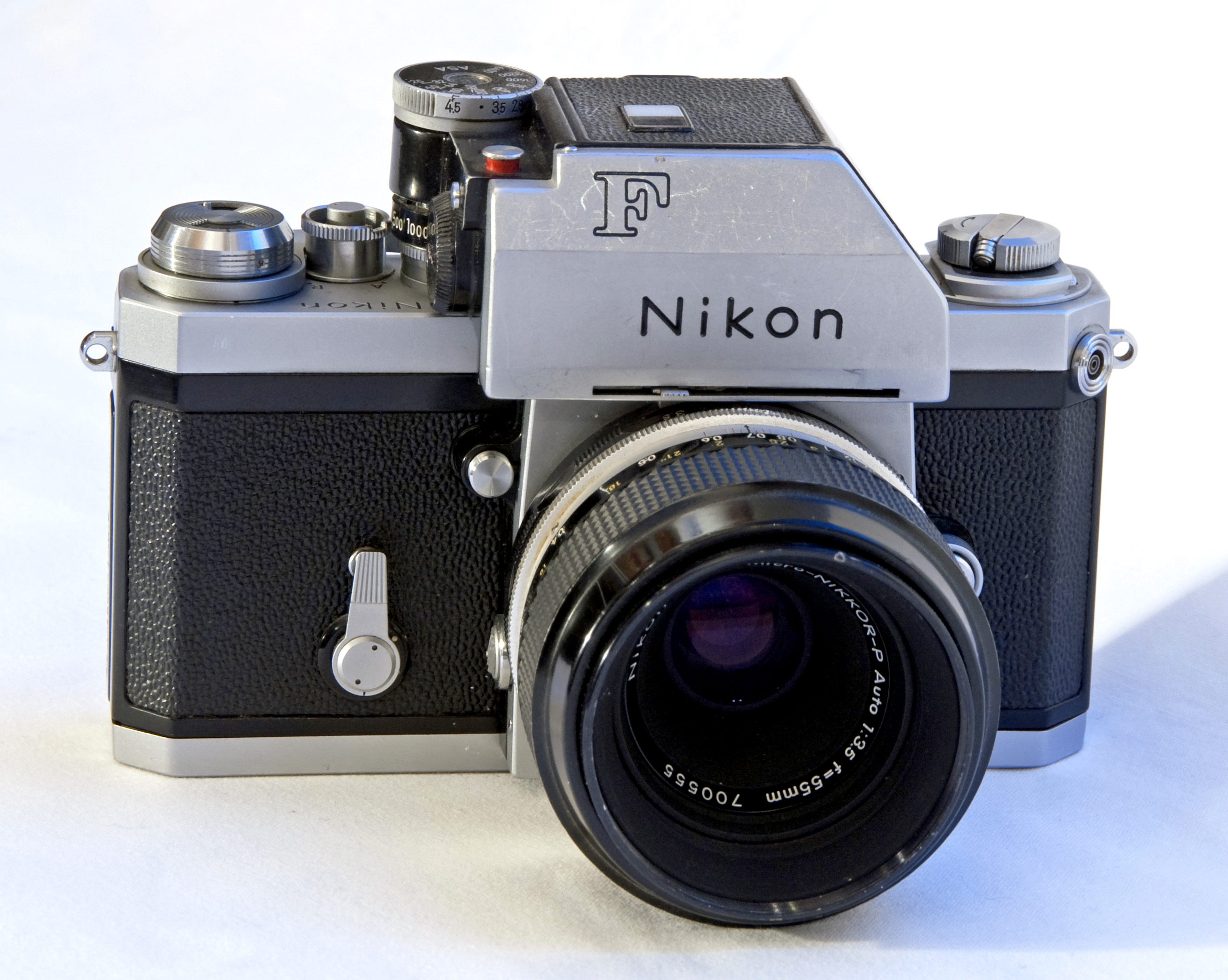 Appareil Photo Nikon F – #6761146 Avec Viseur Photomic T, 35mm, état Correct